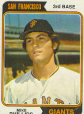 1974 Topps Baseball Cards      533     Mike Phillips RC